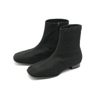 la farfa SHOES 2.5㎝ヒール スクエアストレッチブーツ S/T 5340 4E