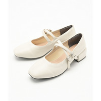 la farfa SHOES 4㎝ヒールスクエアトウ2WAYメリージェーン 387 4E