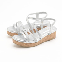 la farfa SHOESストラップウエッジサンダル636 4E