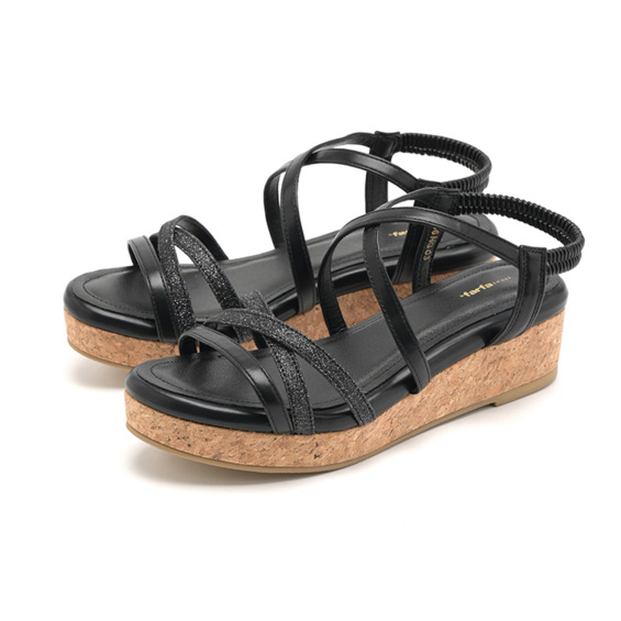 la farfa SHOESストラップウエッジサンダル636 4E【アリノマ/Alinoma】 la farfa SHOESストラップウエッジサンダル636 4E【アリノマ/Alinoma】