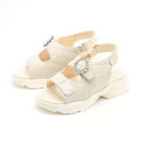 la farfa SHOES ビジューバックルスポサン 7500 4E