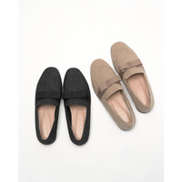 la farfa SHOES 平リボン大人ローファー 550 4E