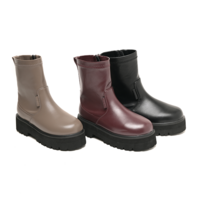 la farfa SHOES 厚底ストレッチブーツ 5900 4E
