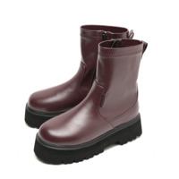 la farfa SHOES 厚底ストレッチブーツ 5900 4E
