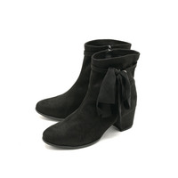 la farfa SHOES リボン取り外し3wayストレッチブーツ 5400 4E