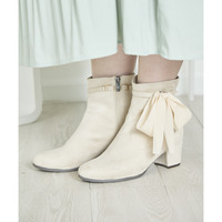 la farfa SHOES リボン取り外し3wayストレッチブーツ 5400 4E