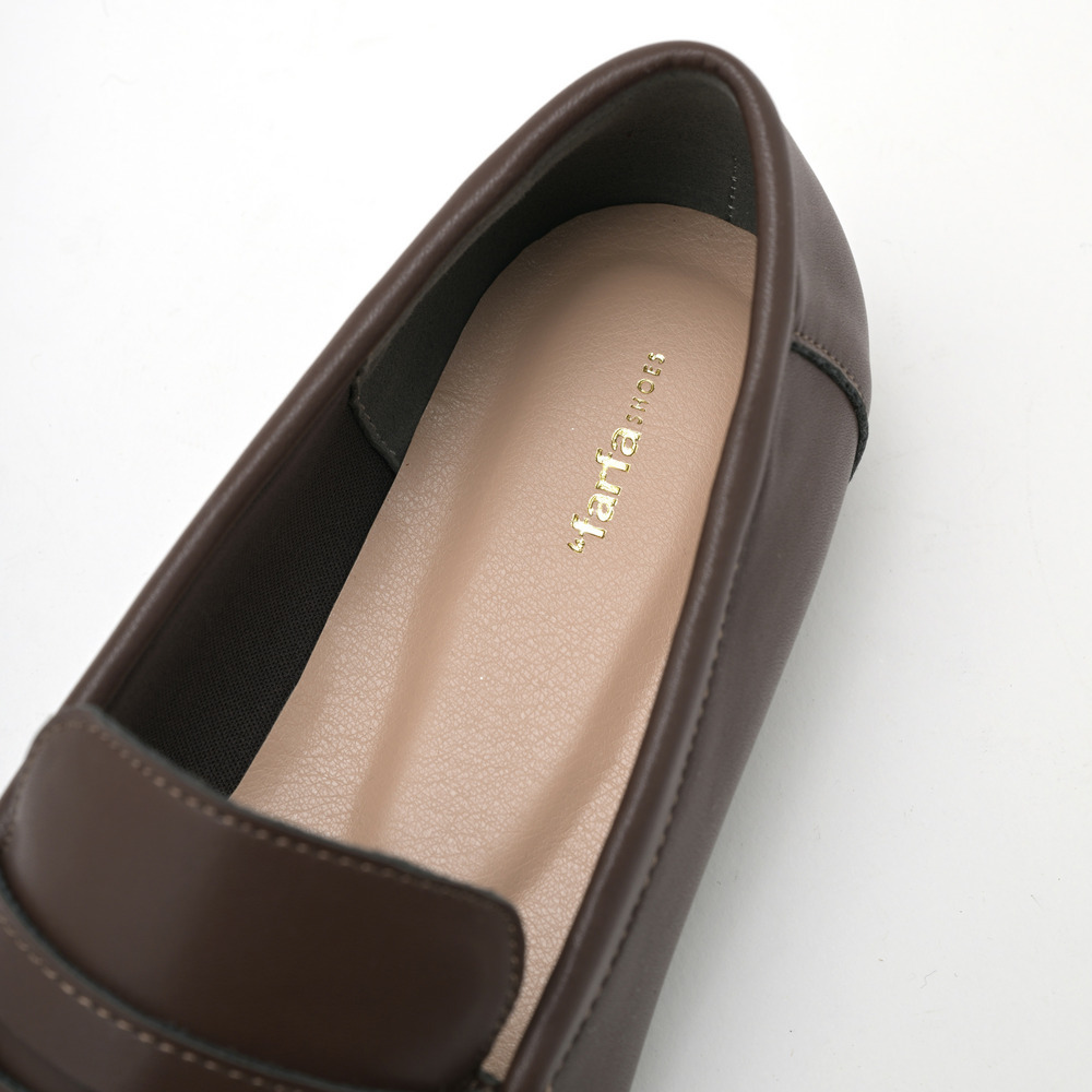 la farfa SHOESふわふわ大人ローファー552 4E1