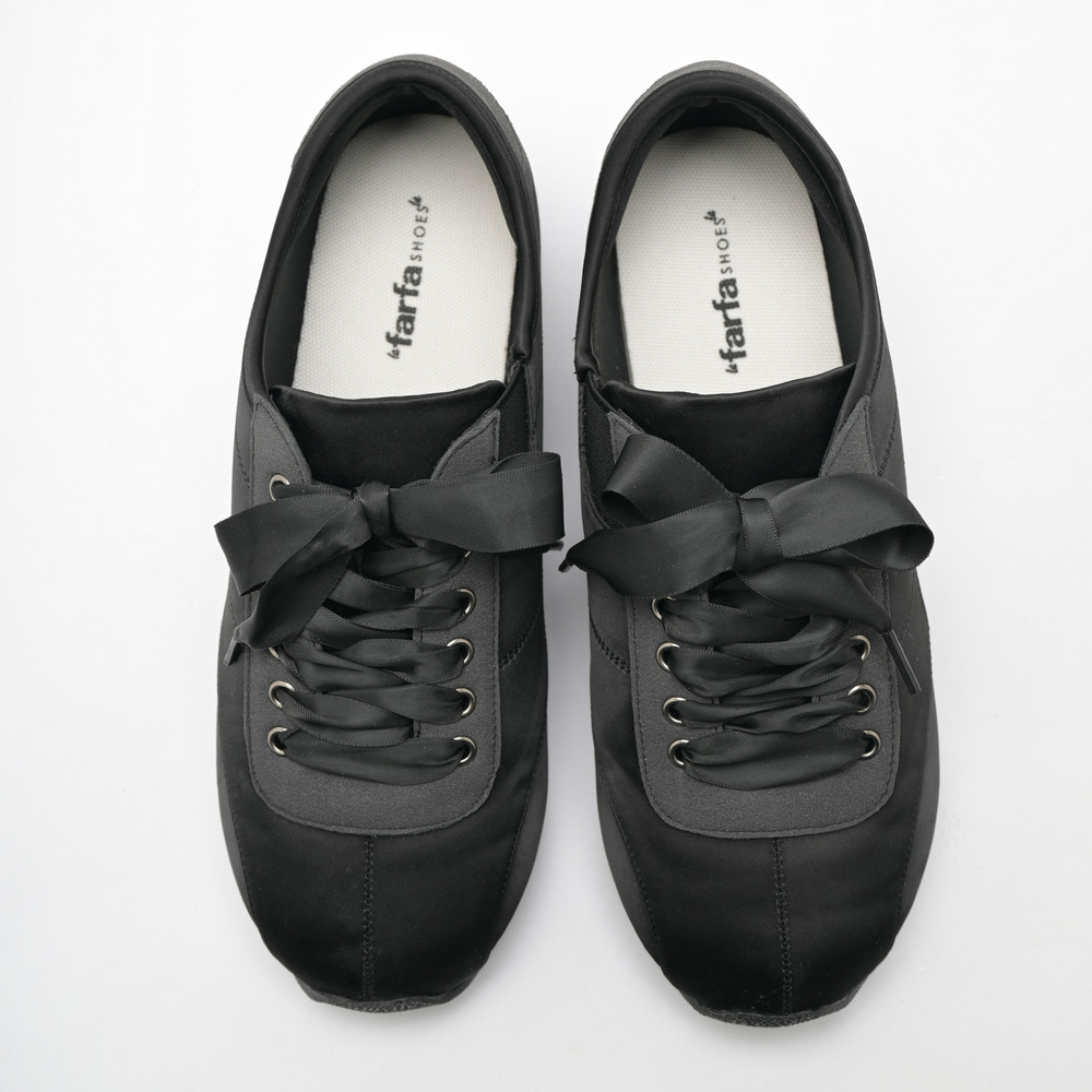 la farfa SHOES薄底サテンスニーカー951 4E12