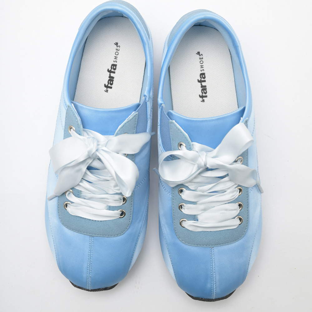 la farfa SHOES薄底サテンスニーカー951 4E13