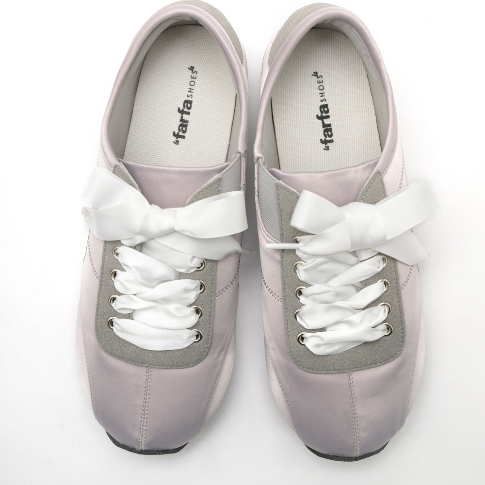 la farfa SHOES薄底サテンスニーカー951 4E15