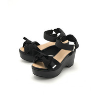 la farfa SHOES7.5cmリボンスポーツサンダル8815 4E