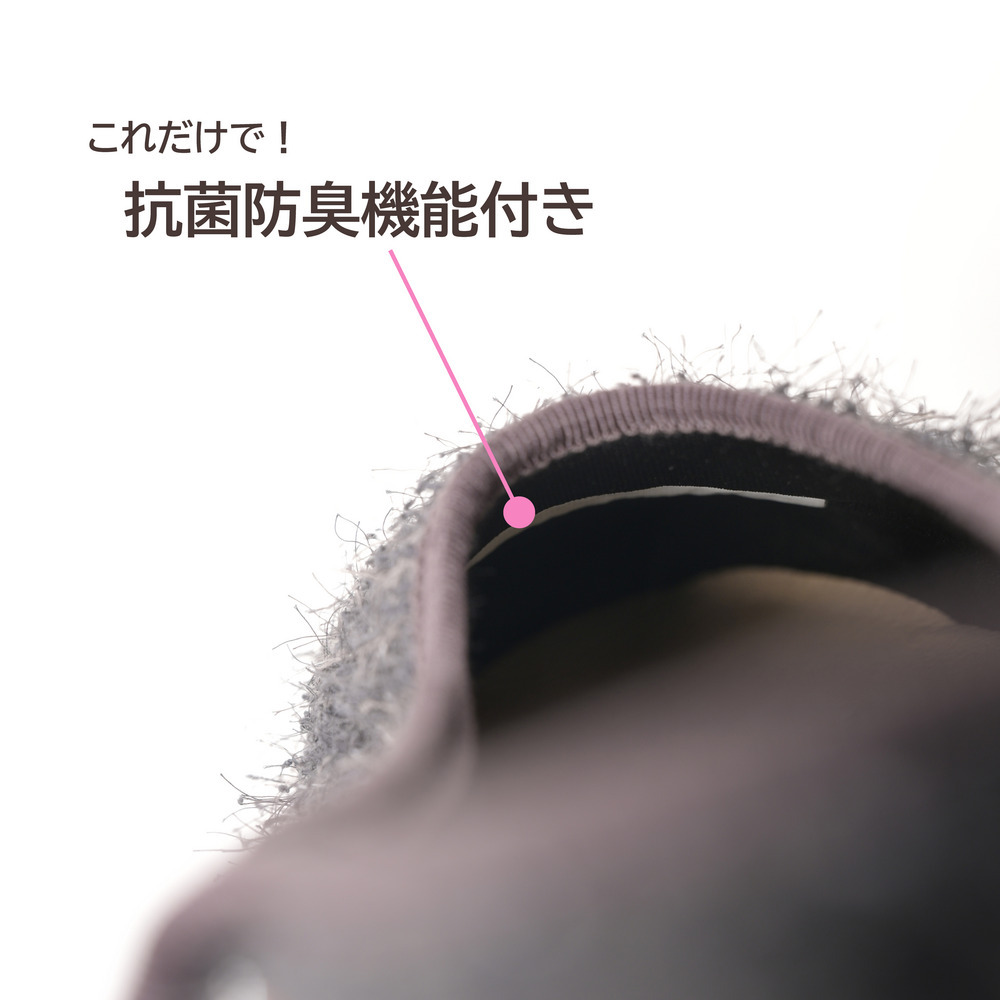 la farfa SHOES 1.0cmヒール ラウンドもけもけストラップ835 4E10