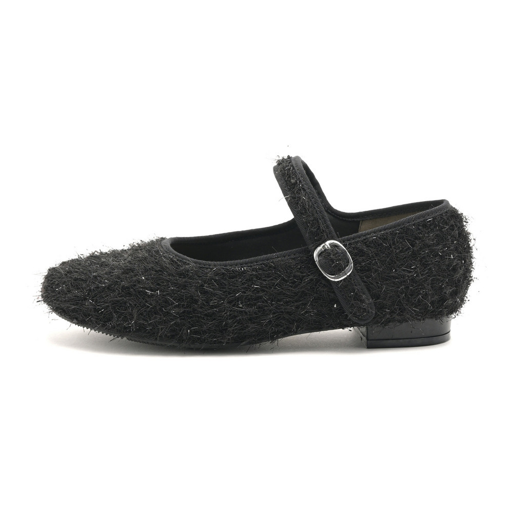 la farfa SHOES 1.0cmヒール ラウンドもけもけストラップ835 4E14