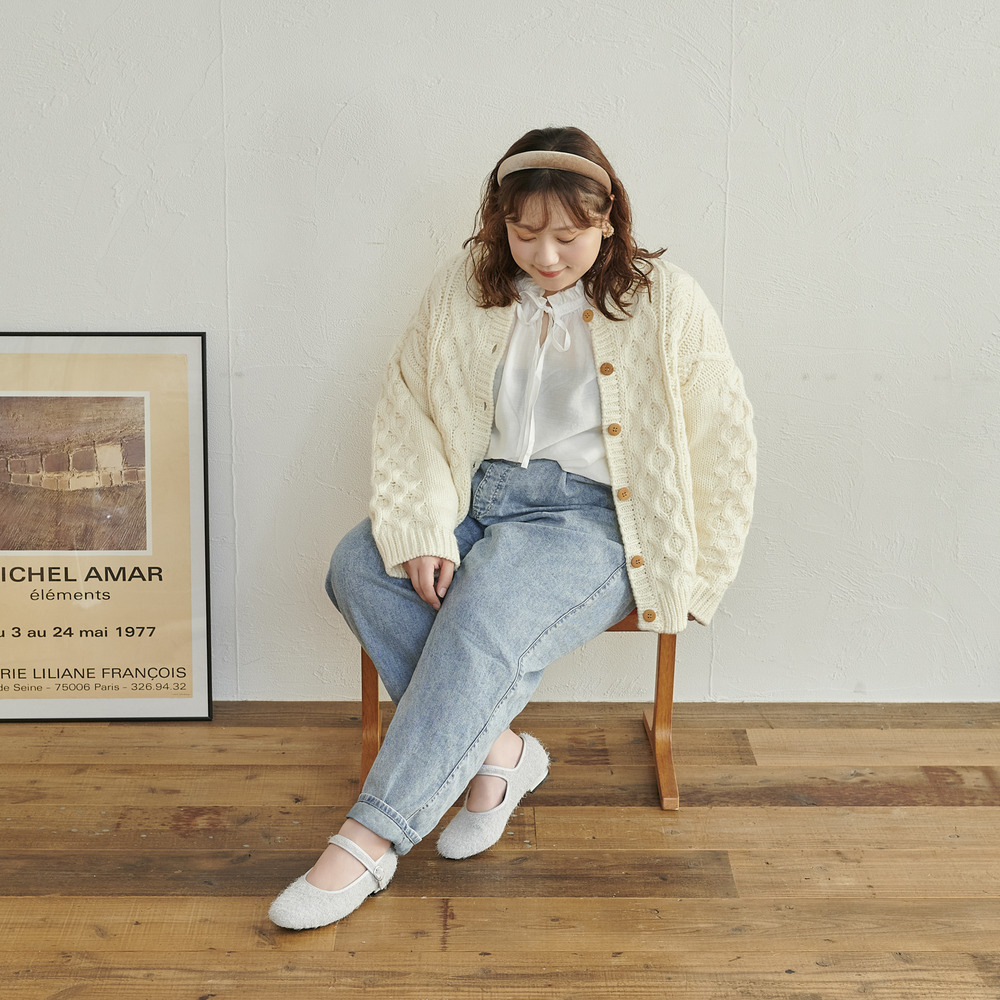 la farfa SHOES 1.0cmヒール ラウンドもけもけストラップ835 4E2