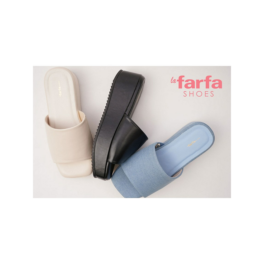 la farfa SHOES 厚底ウエッジサンダル 85115