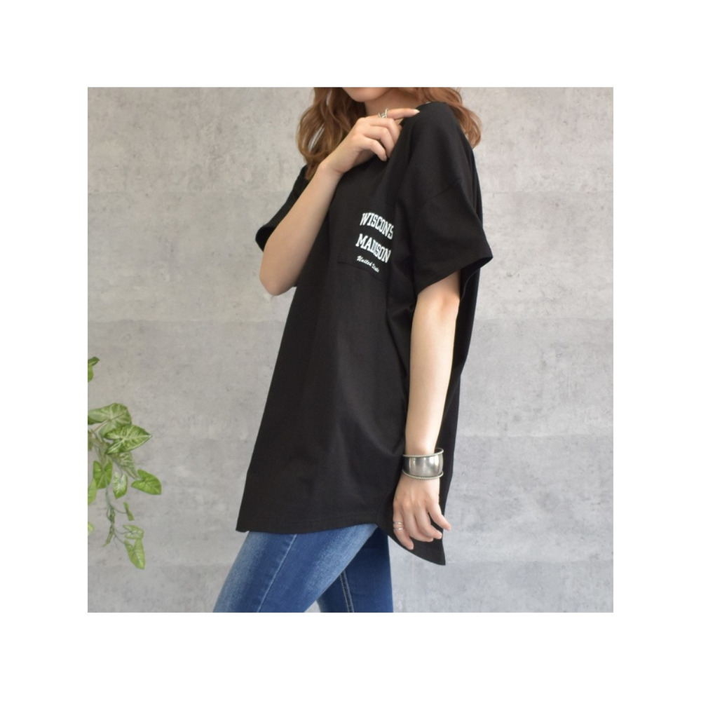 オーバーサイズが可愛いフェルトマリエッタオリジナルTシャツ　大きいサイズ レディース9