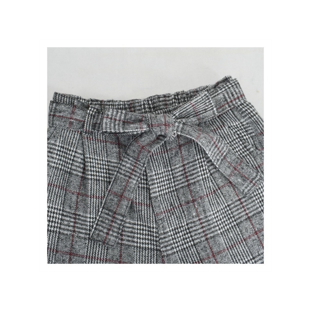 グレンチェックワイドパンツ 大きいサイズ レディース11