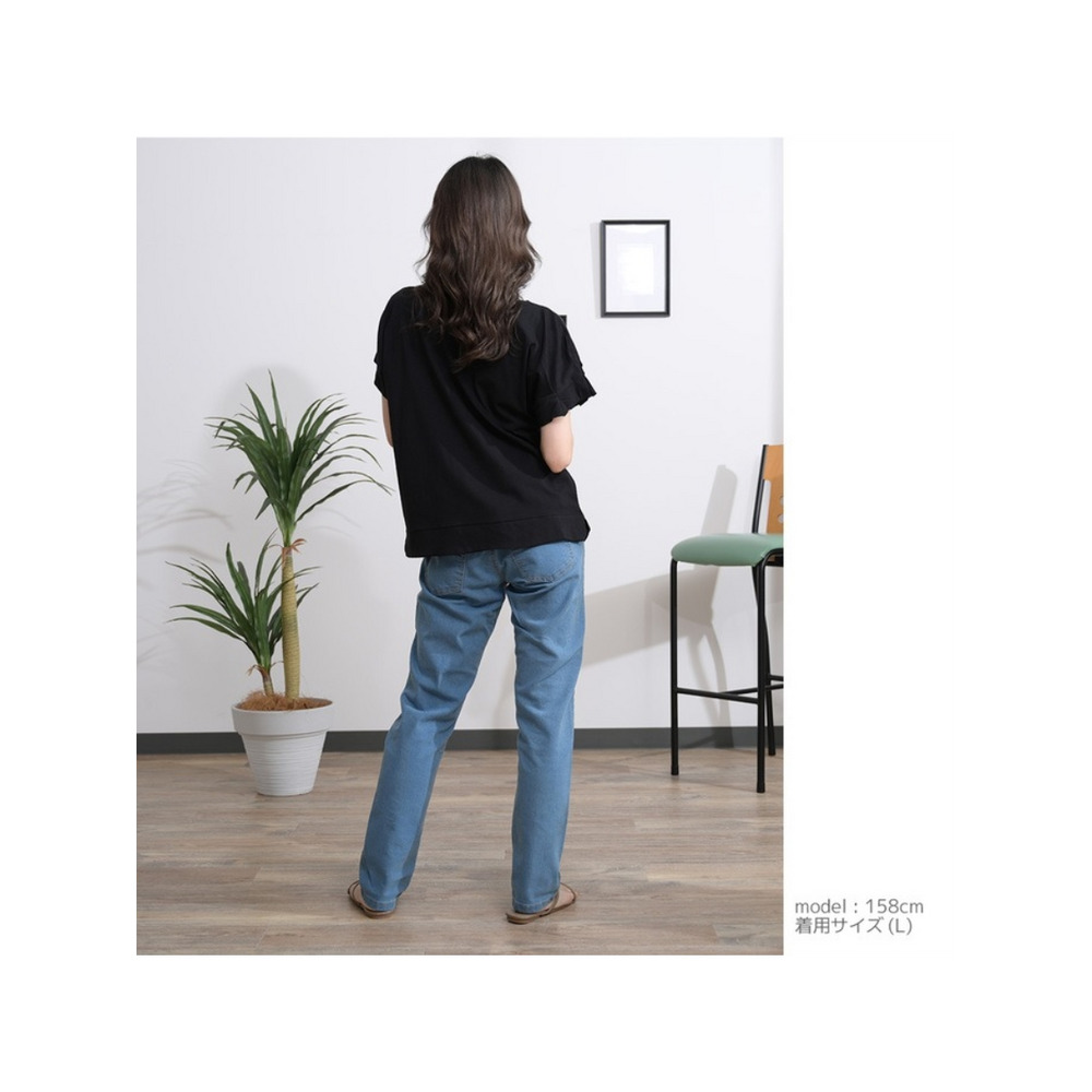 スキニーデニムパンツ 大きいサイズ レディース11