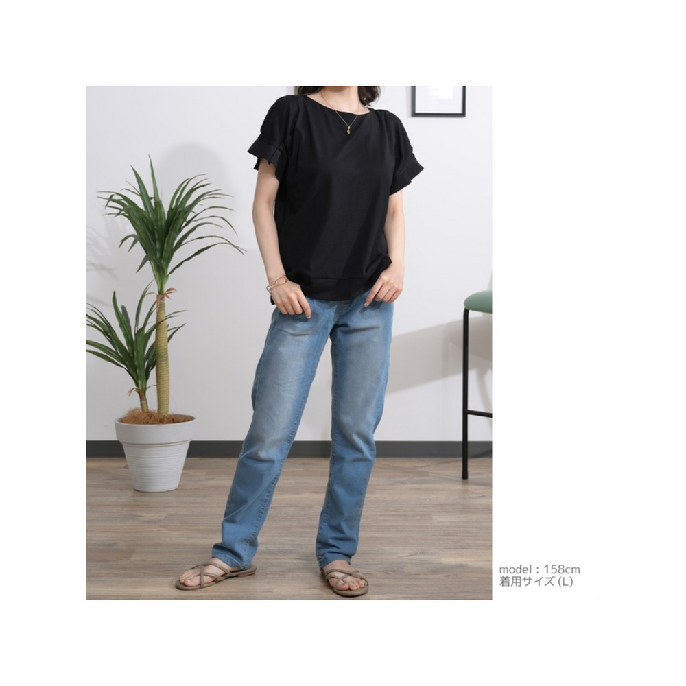 スキニーデニムパンツ 大きいサイズ レディース9