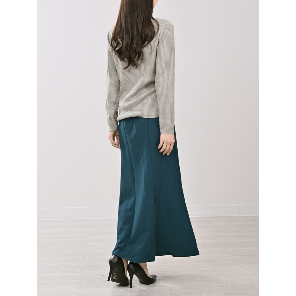 モックネックリブニット 大きいサイズ レディース29