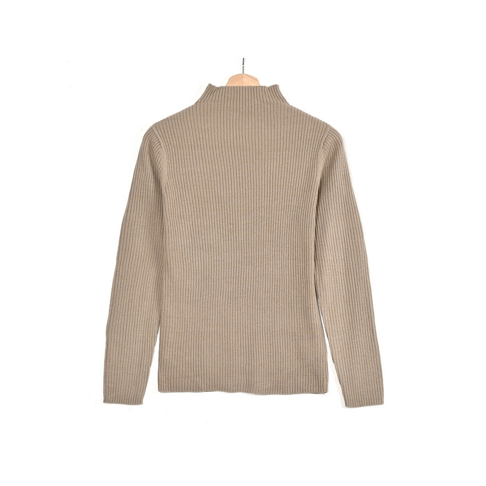 モックネックリブニット 大きいサイズ レディース7