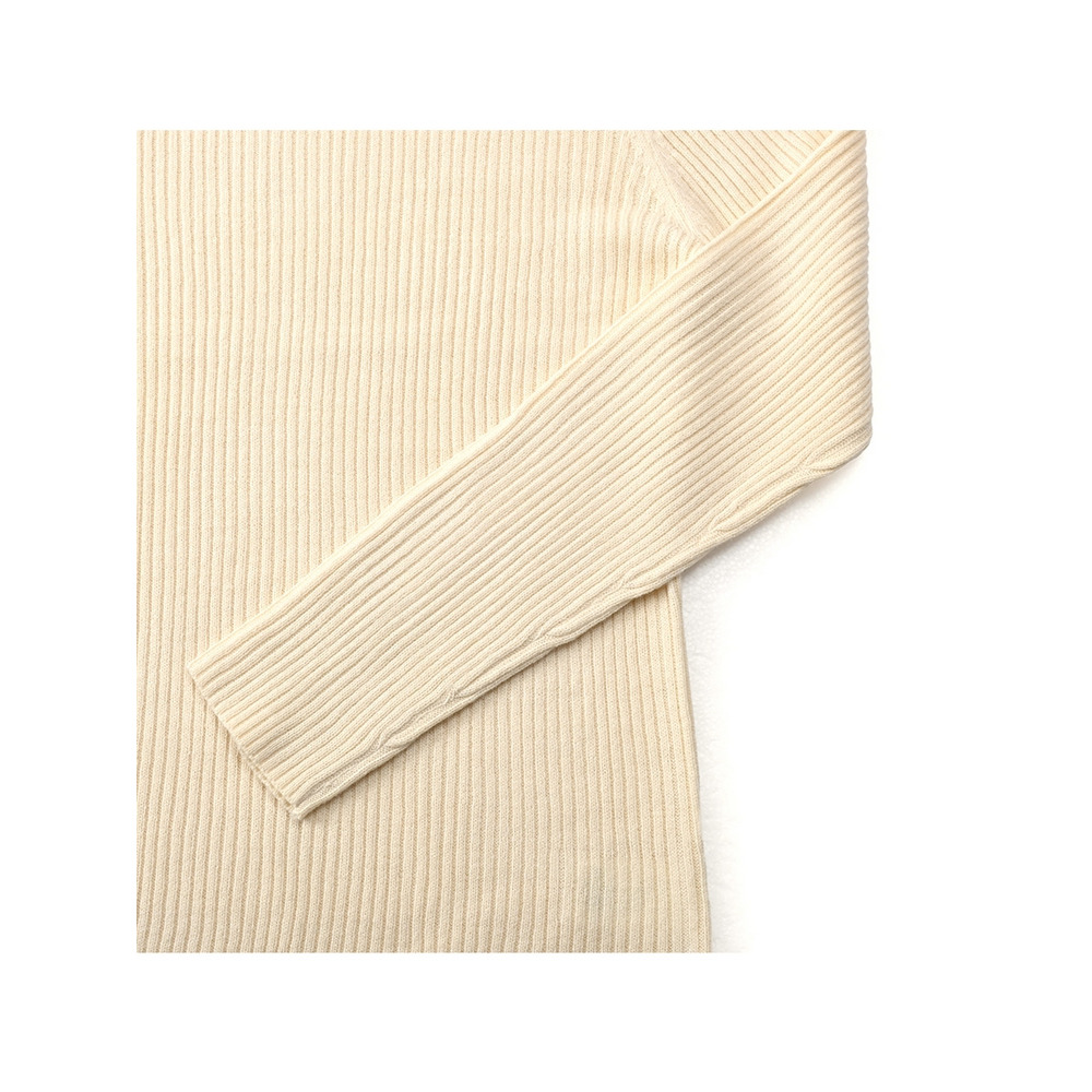 モックネックリブニット 大きいサイズ レディース9