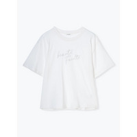 【接触冷感】ラメロゴTシャツ