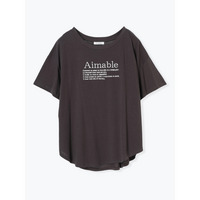 【接触冷感】Aimableロゴ刺繍Tシャツ