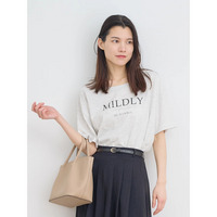 【接触冷感】MILDLY ロゴプリントTシャツ