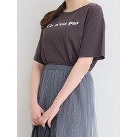 【接触冷感】ロゴプリントTシャツ
