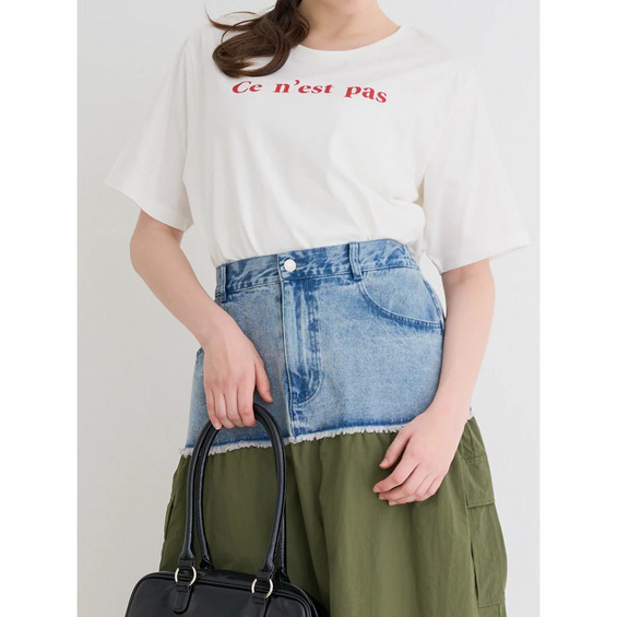 【接触冷感】ロゴプリントTシャツ【アリノマ/Alinoma】 【接触冷感】ロゴプリントTシャツ【アリノマ/Alinoma】