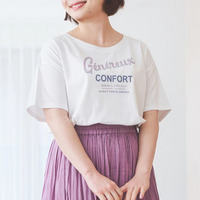 カラーロゴプリントTシャツ