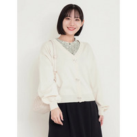 リボンボタンカーディガン