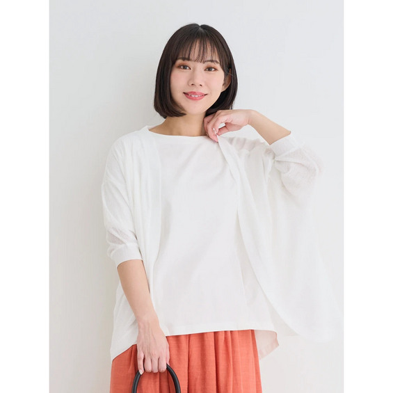 ランダムリブボレロカーディガン【アリノマ/Alinoma】 ランダムリブボレロカーディガン【アリノマ/Alinoma】