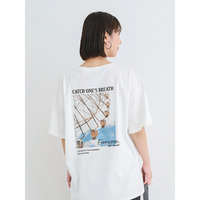 BACK観覧車×ロゴプリントTシャツ