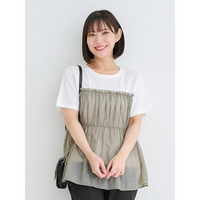 ビスチェレイヤード風Tシャツ