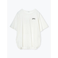 BACKロゴプリントTシャツ