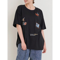 ワッペン×刺繍ロゴTシャツ