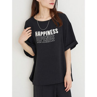【接触冷感・吸水速乾】ふくれジャガード５分袖ロゴTシャツ