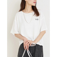 【接触冷感・吸水速乾】ふくれジャガードロゴTシャツ