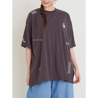 オバケ×ロゴ刺繍Tシャツ