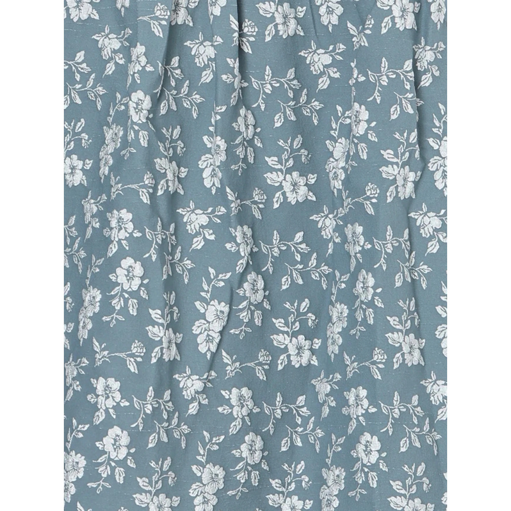 ベルト付き花柄ジャガードフレアスカート26