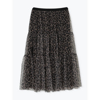チュールティアードスカート（レオパード柄・迷彩柄）