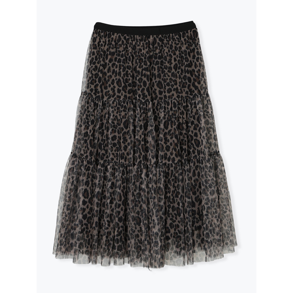 チュールティアードスカート(レオパード柄・迷彩柄)27