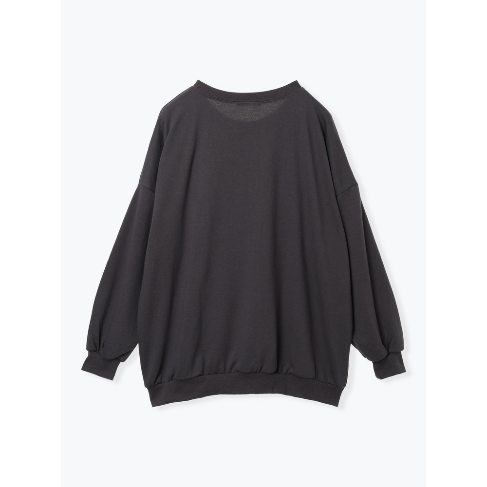 ニット帽くま刺繍裏毛プルオーバー17