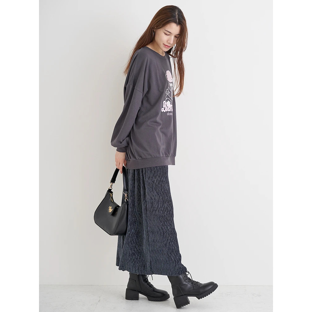 ニット帽くま刺繍裏毛プルオーバー8