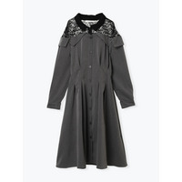 【WEB限定】レースオフショルドッキングワンピース