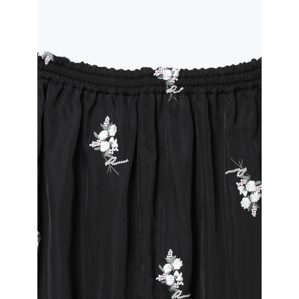 花柄刺繍オーガンジースカート13