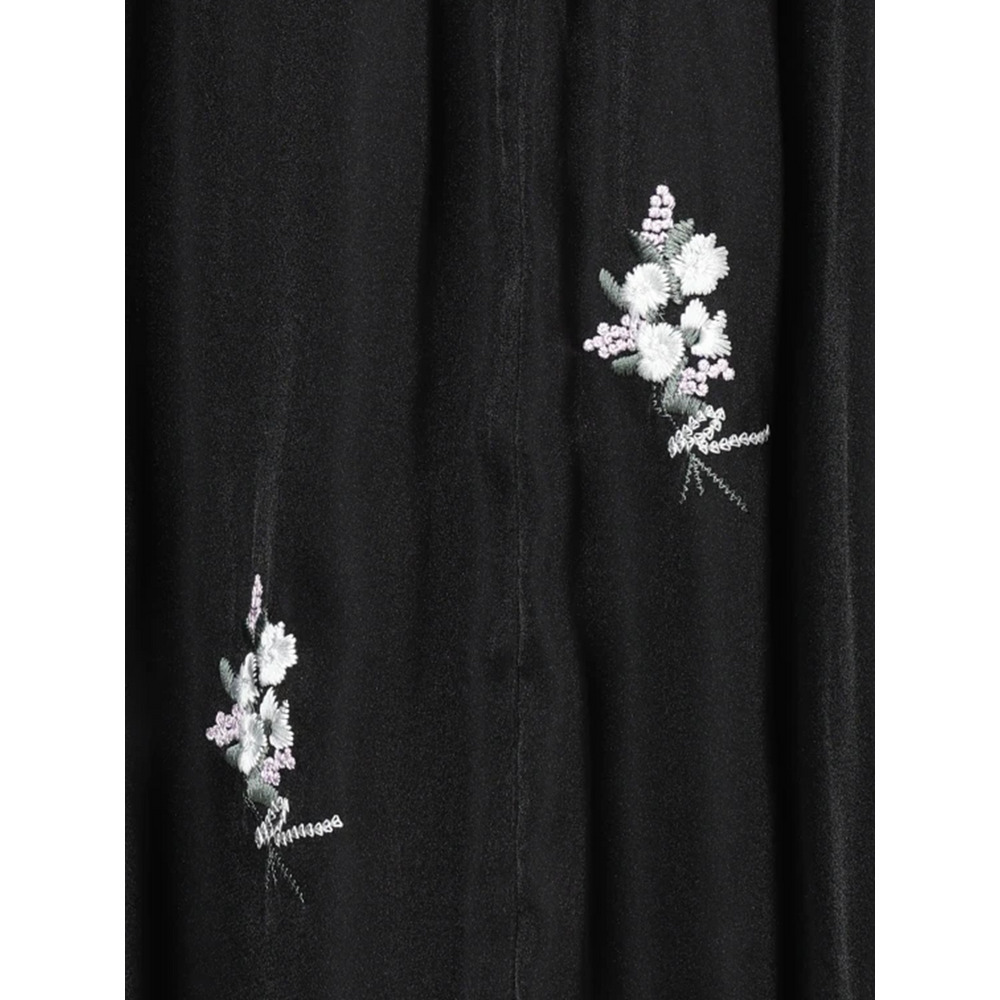 花柄刺繍オーガンジースカート14