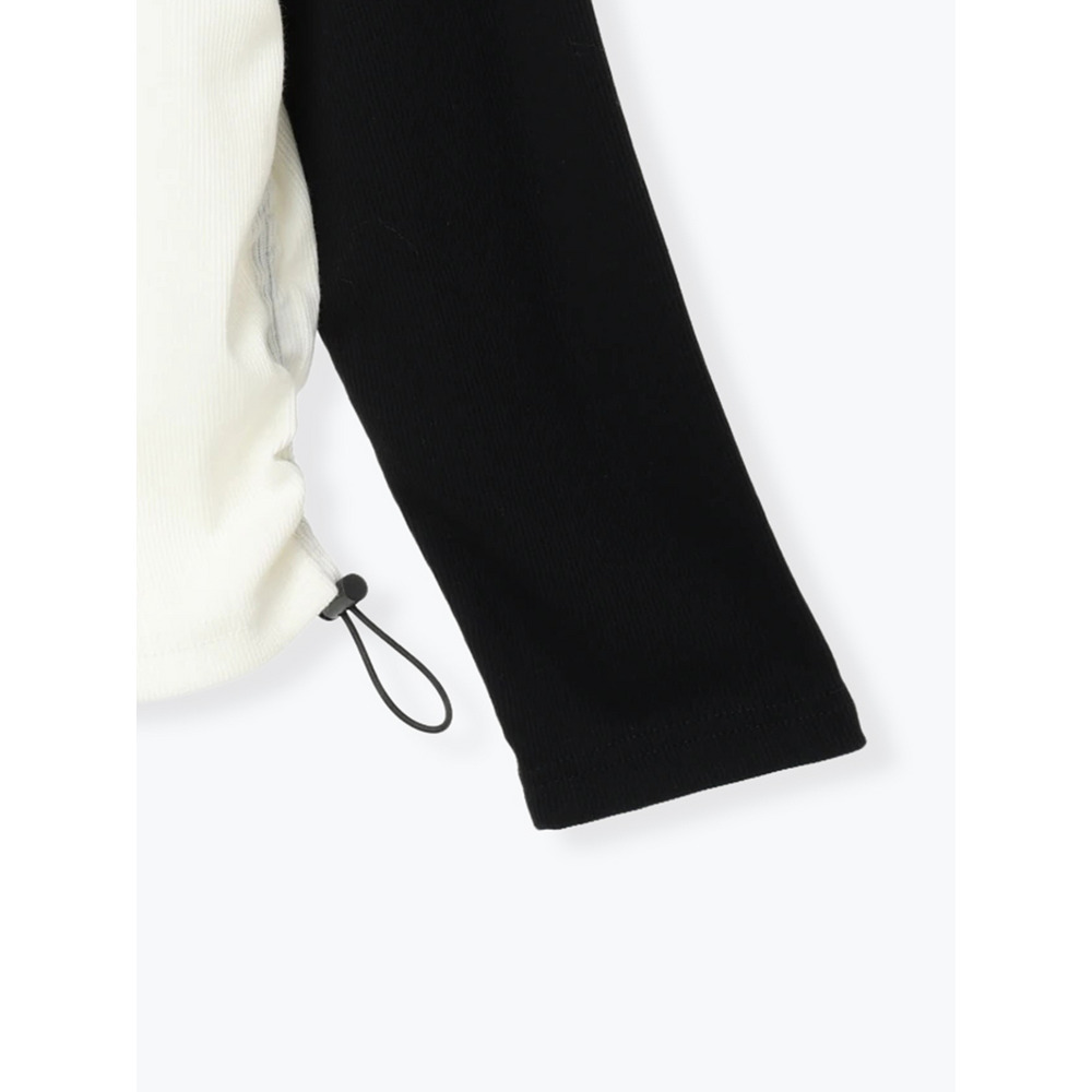 ネコプリント ラグランリブロングTシャツ26